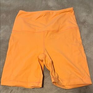90 Degree Reflex Orange Biker Shorts